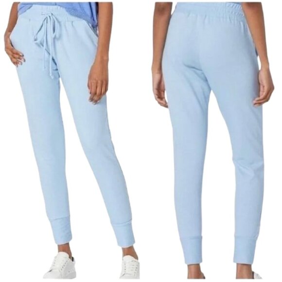 Women's S FP Movement Sunny Skinny Jogger Sweatpants in Snowbird Baby Blue - Picture 1 of 9
